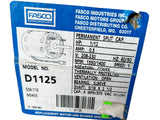 FASCO INDUSTRIES, D1125, 1/12 hp, 1550 RPM, CCW 3.3", Diameter 208-230V - NEW IN BOX - FreemanLiquidators - [product_description]