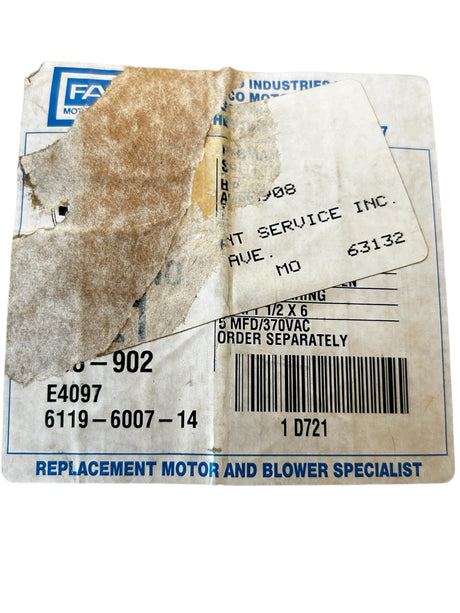 FASCO, D721, 1/4-1/5-1/6HP, MOTOR - NEW IN BOX - FreemanLiquidators - [product_description]