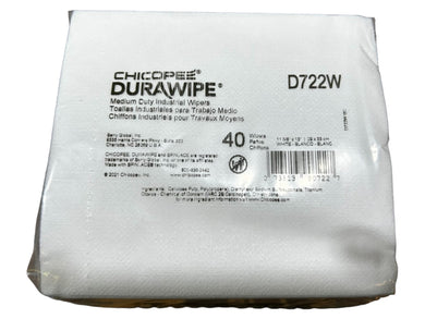 Chicopee Durawipe, D722W, Medium Duty Industrial Wipers, 24 Pack, 960 Sheets - FreemanLiquidators - [product_description]