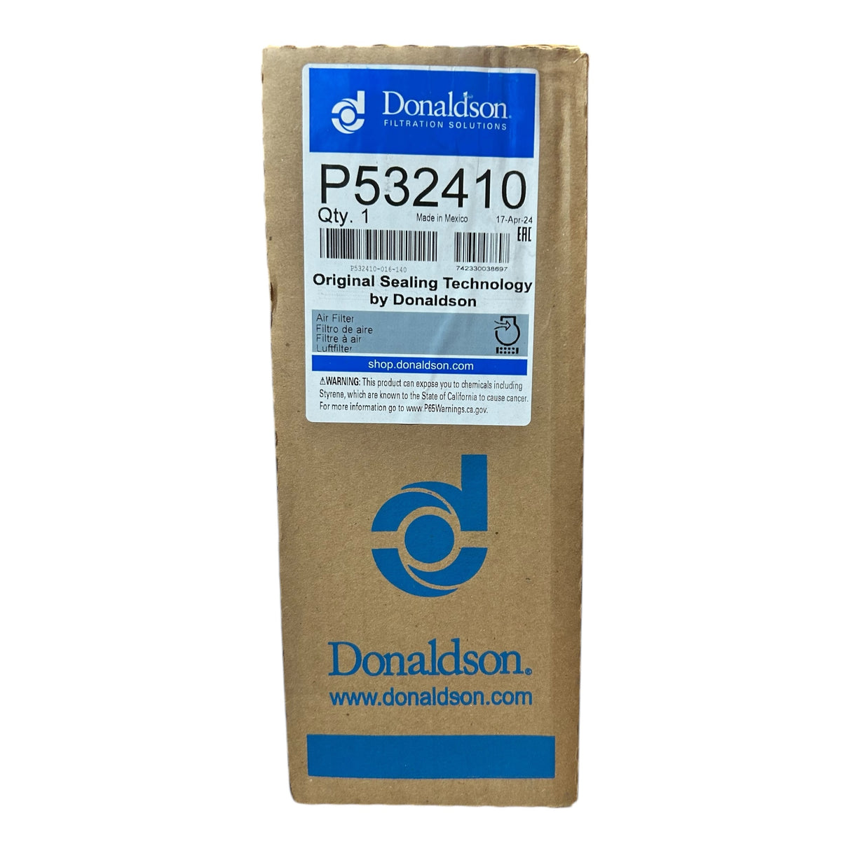 Donaldson, P532410, Primary, Air Filter - Freeman Liquidators