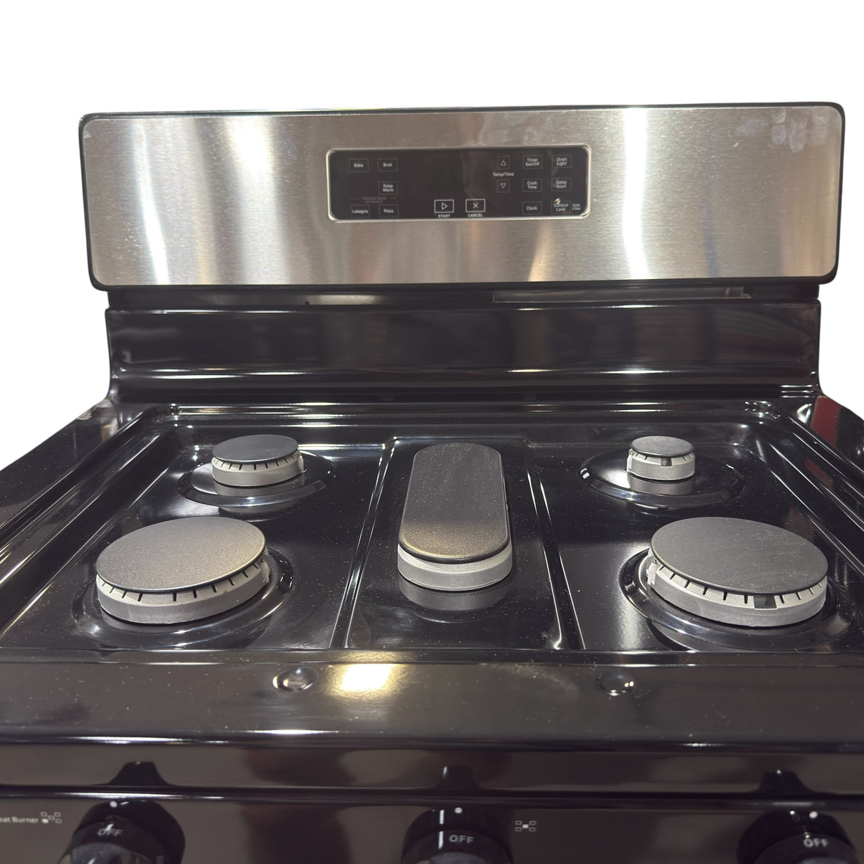 Whirlpool 5.1 Cu. Ft. - Freestanding Gas Range with, Edge to Edge Cooktop (WFG505M0MS) - Freeman Liquidators - [product_description] - 5.1 cu. ft.