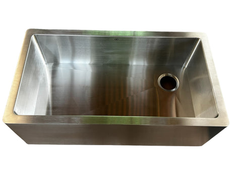 American Standard, Hillside, 20 x 36 x 11-1/2 in., Apron Front, Kitchen Sink, Stainless Steel, D35140036.075 - NEW IN BOX - FreemanLiquidators - [product_description]