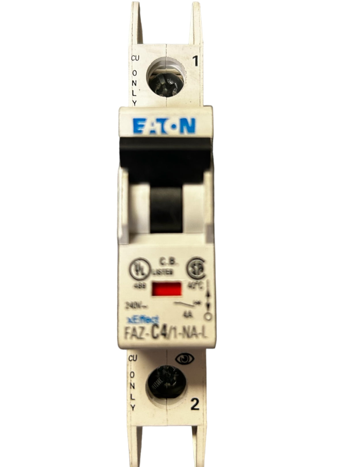 Eaton - Cutler Hammer FAZ-C4/1-NA-L Circuit Breaker - NEW NO BOX - FreemanLiquidators - [product_description]