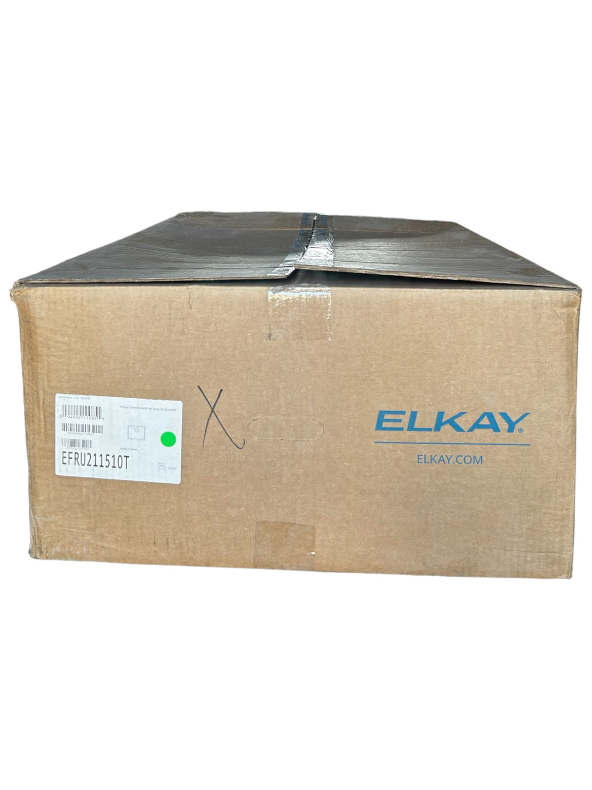 Elkay, EFRU211510T, Crosstown, 23-1/2", Undermount, Single Basin, Stainless Steel, Kitchen Sink - NEW IN BOX - FreemanLiquidators - [product_description]