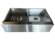 Elkay EFRUFFA3417DBG Kitchen Sink, 10" Apron Farmhouse, Polished Satin - Cosmetic Damages - FreemanLiquidators - [product_description]