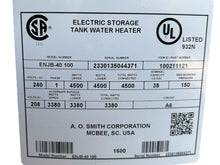 Load image into Gallery viewer, AO Smith, ENJB-40 100, ProLine, 38-Gallon, Lowboy, Side-Connect, Electric, Water Heater - FreemanLiquidators - [product_description]
