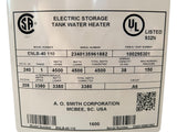 AO Smith, ENLB-40 110, ProLine, 38-Gallon, Lowboy, Top Connect, Electric, Water Heater - FreemanLiquidators - [product_description]