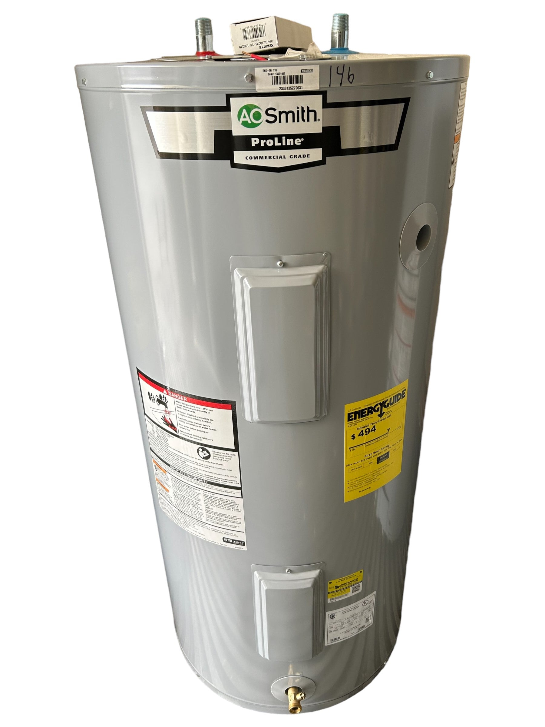 AO Smith, ENL40 100, 38GALLON, (32T X 23W) 240V, ProLine,, 55 OFF