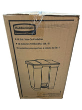 Load image into Gallery viewer, RUBBERMAID COMMERCIAL PRODUCTS, Step Can, Plastic, Beige, 18 gal Capacity, 19 3/4 in Wd/Dia - FreemanLiquidators - [product_description]
