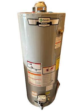 AO Smith, GCRT-50L, ProLine, 50-Gallon, Atmospheric Vent, Tall, Natural Gas, Water Heater - FreemanLiquidators - [product_description]