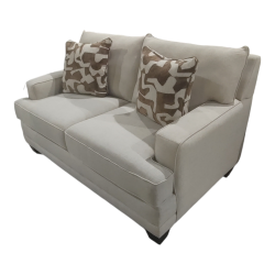 Tan, Cloth, Loveseat, In-Store Pickup Only - Freeman Liquidators