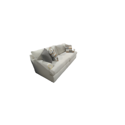 White, Fabric, Sofa, In-Store Pickup Only