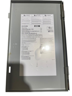 Eaton DG222URB, Non-Fusible Safety Switch, 2P, 240V, 60A
