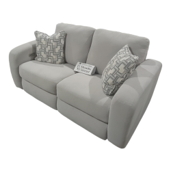 Light Grey, Fabric, Power, Reclining, Loveseat, In-Store Pickup Only