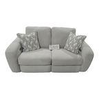 Light Grey, Fabric, Power, Reclining, Loveseat, In-Store Pickup Only - Freeman Liquidators