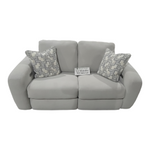 Light Grey, Fabric, Power, Reclining, Loveseat, In-Store Pickup Only