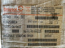 Load image into Gallery viewer, BRISTOL, H10A253BBCA, R12, 208-230V, 25000BTU Compressor - NEW IN BOX - FreemanLiquidators - [product_description]
