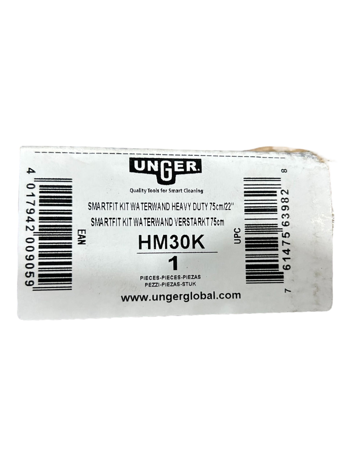 UNGER, Floor Squeegee, HM30K, Double-Blade, Includes Handle, Tapered, Not Threaded Thread, 30 in Blade Wd - FreemanLiquidators - [product_description]