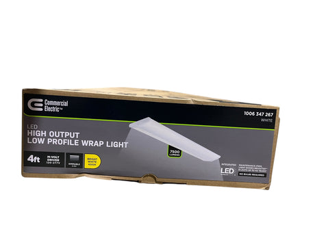 Commercial Electric, 1006-347-267, LED, Wrap Light, 4ft, Bright White, 7500 Lumens - Ceiling Light - Freeman Liquidators - [product_description]