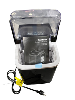 Ice Maker, ZBJ-PP10A-BK, Black