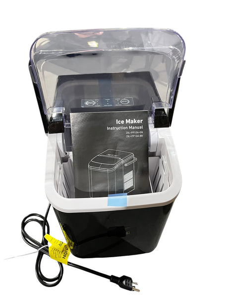 Ice Maker, ZBJ-PP10A-BK, Black