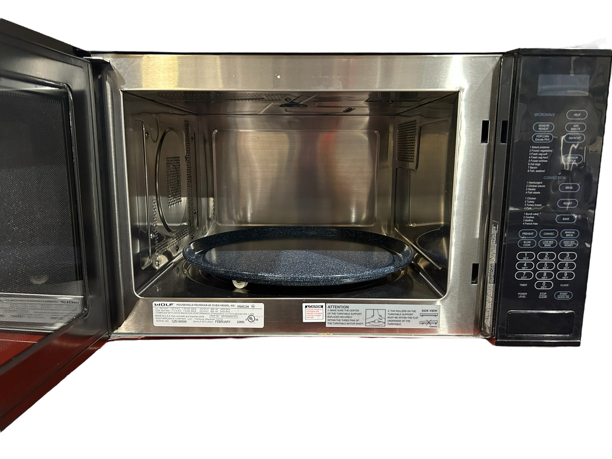 WOLF, MWC24, 12510999, 24" Convection Microwave Oven (Earlier Model) - FreemanLiquidators - [product_description]