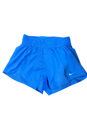 Nike, Women’s, One, Dri Fit, Mid Rise, 3”, Lined Shorts, Blue