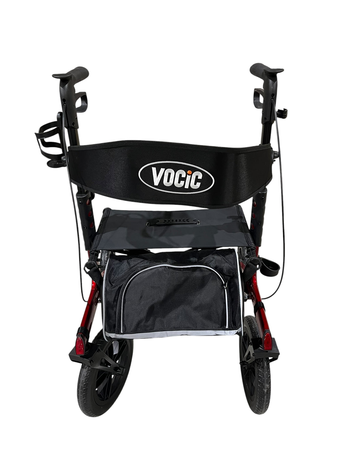 Vocic, Rollator, Z57, Walker, Red