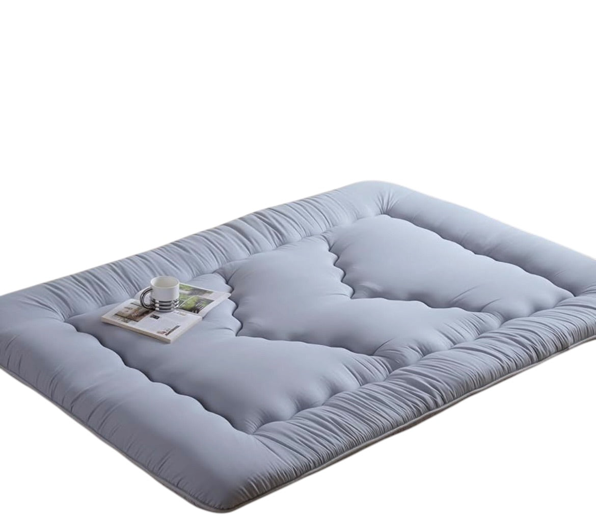 Ingdgnoso, Futon Mattress, Queen, Silver Grey