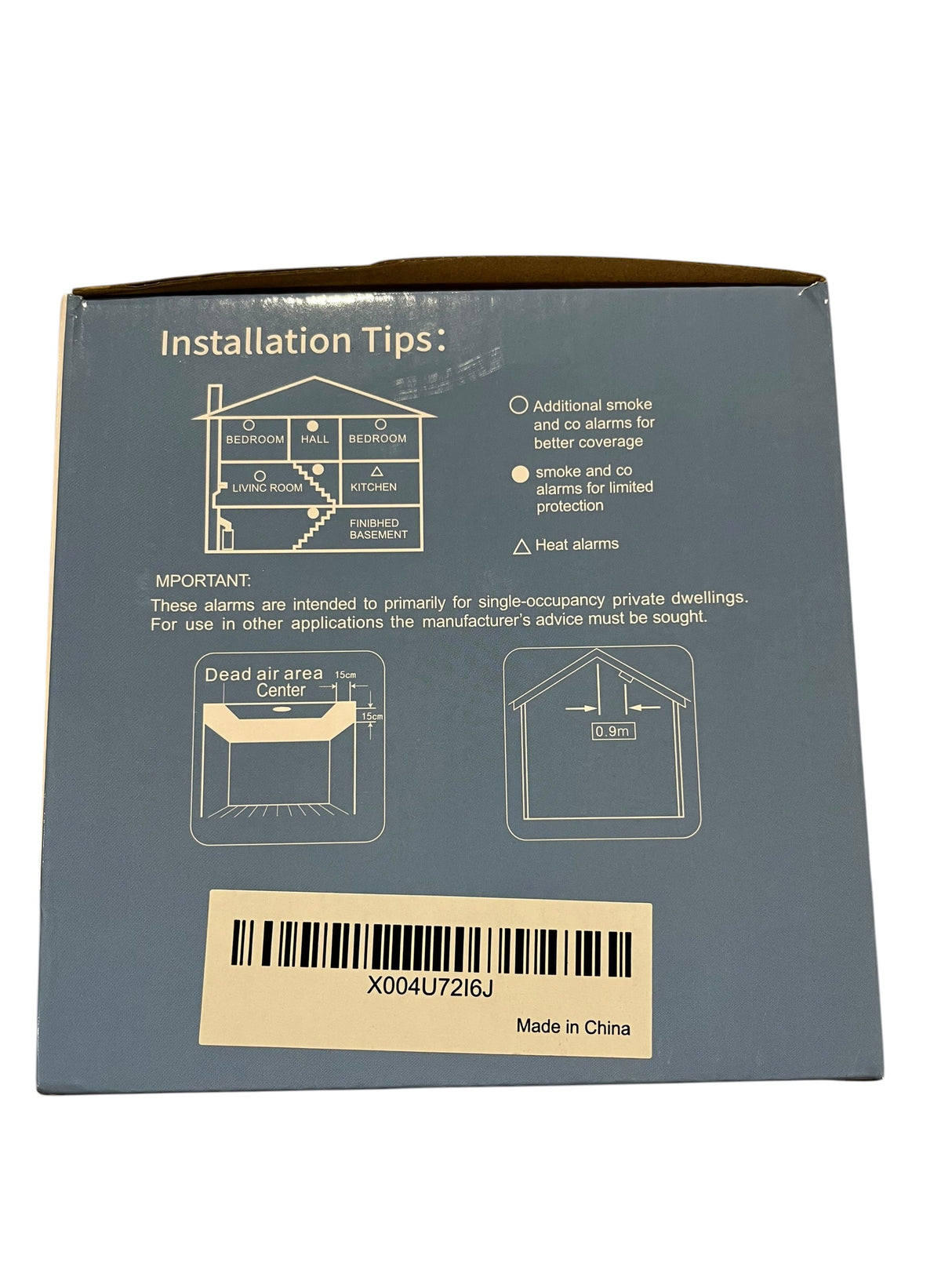 Smoke & Carbon Monoxide Detector, GE811-A, 4 Pack