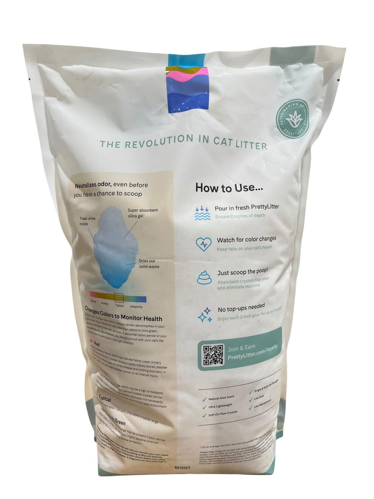 Pretty Litter, Cat Litter, Calm Aloe Scent, 6lb