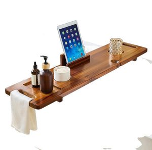 Korivolo, Bathtub Tray, 39”x10”, Walnut