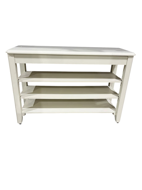 3 Tier, Shoe Bench, 31” X 11”, White