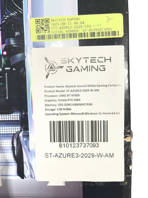 Skytech, ST-Azure3-2029-W-AM, Gaming Computer