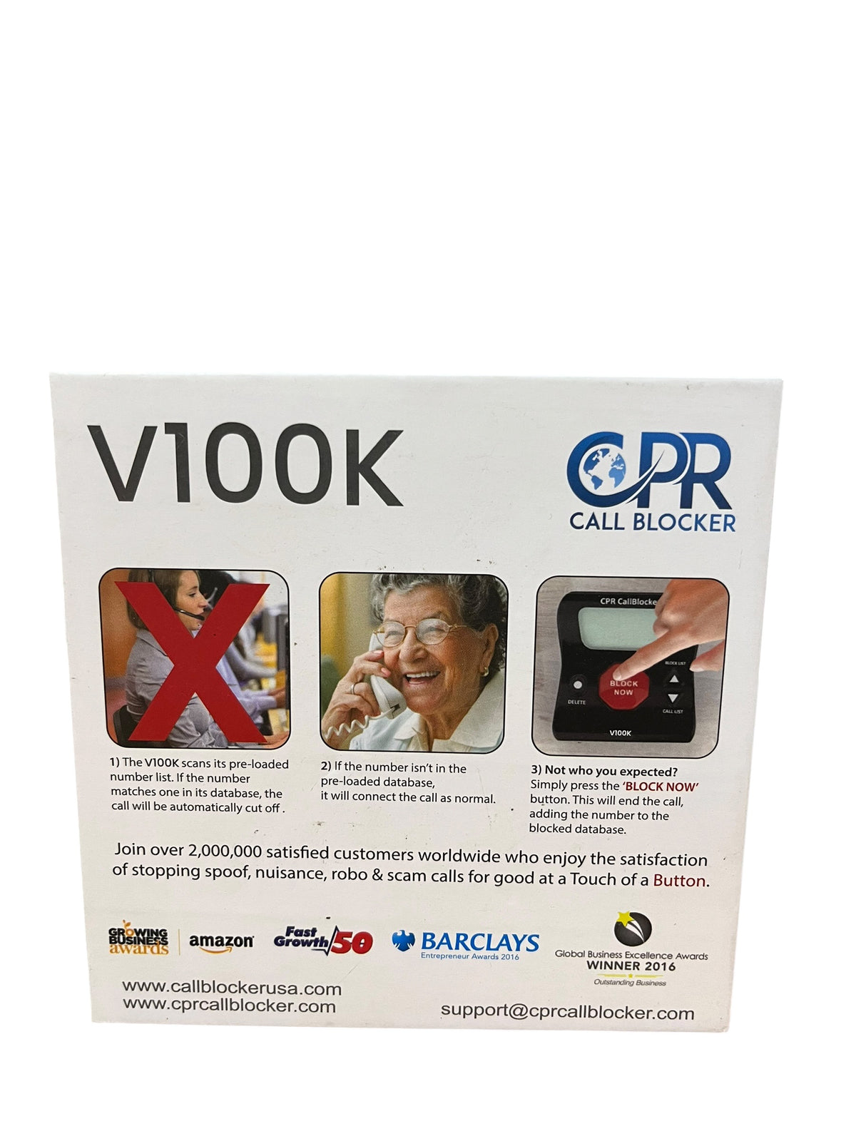 CPR, V100K, Call Blocker Box