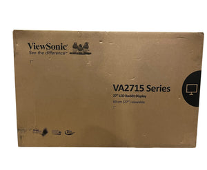 ViewSonic, VA2715-2K-MHD, 27”, 1440p, Computer Monitor