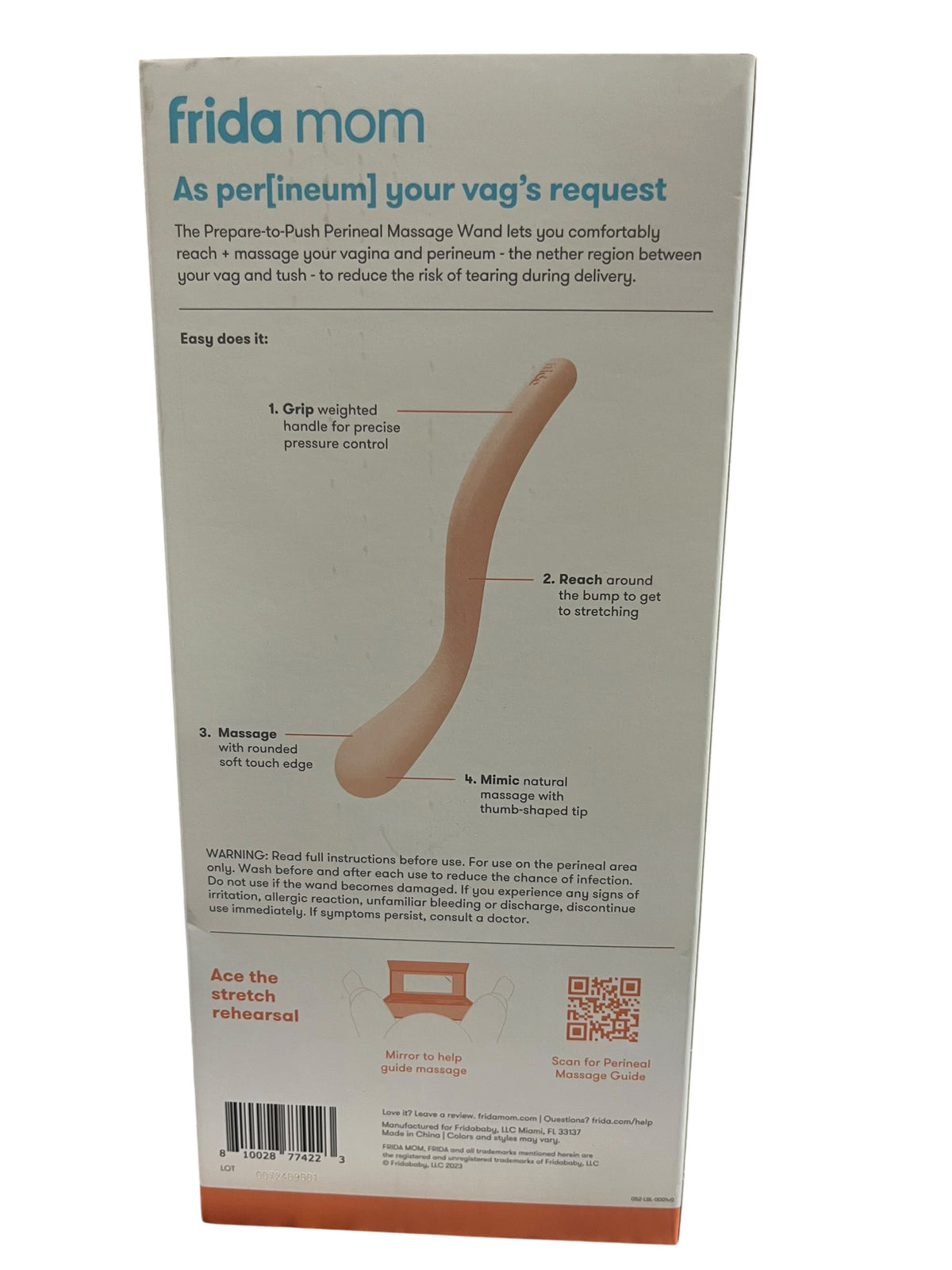 Frida Mom, Prepare to Push, Perineal Massage Wand