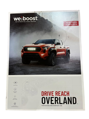 We Boost, 472061, Drive Reach Overland, Cell Signal Booster