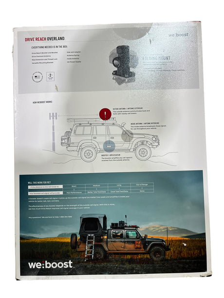 We Boost, 472061, Drive Reach Overland, Cell Signal Booster -  - Freeman Liquidators - [product_description]