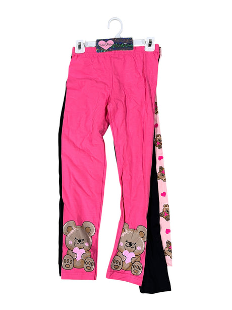 Freestyle, Girls, Cotton Leggings, 3 Pack