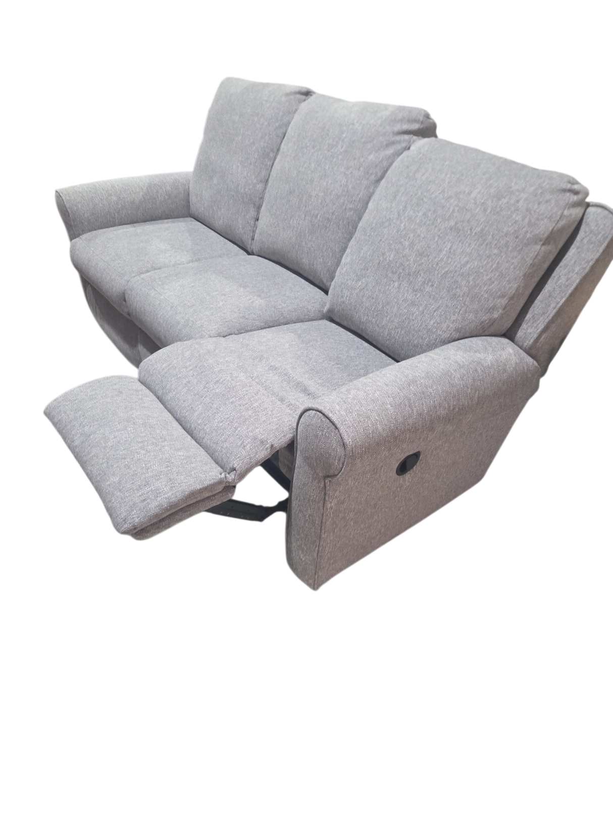 Double Reclining, Berber Sterling, Cloth, Sofa, In-Store Pickup Only - Sofa - Freeman Liquidators - [product_description]