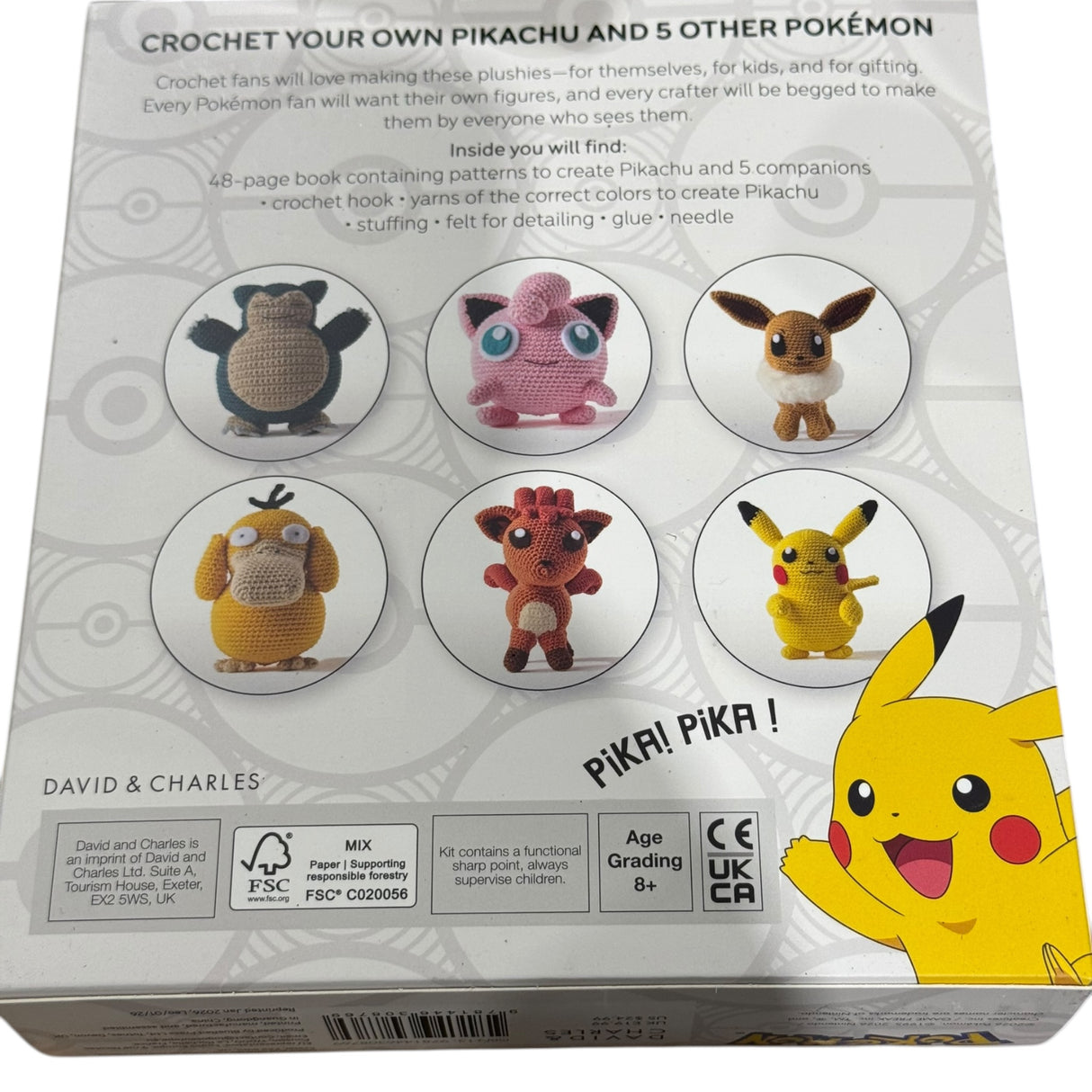 Pikachu crochet kit Pokémon - NEEDCRaft - Freeman Liquidators - [product_description]