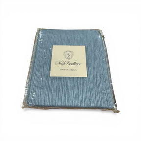 Noble excellence blue shower curtain - SHOWER CURTAIN - Freeman Liquidators - [product_description]