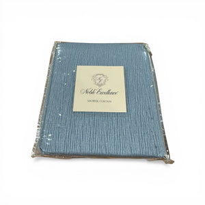 Noble excellence blue shower curtain - SHOWER CURTAIN - Freeman Liquidators - [product_description]