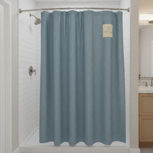 Noble excellence blue shower curtain - SHOWER CURTAIN - Freeman Liquidators - [product_description]