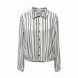 Modern attraction women’s black and tan striped shirt - Women's Clothing - Freeman Liquidators - [product_description]