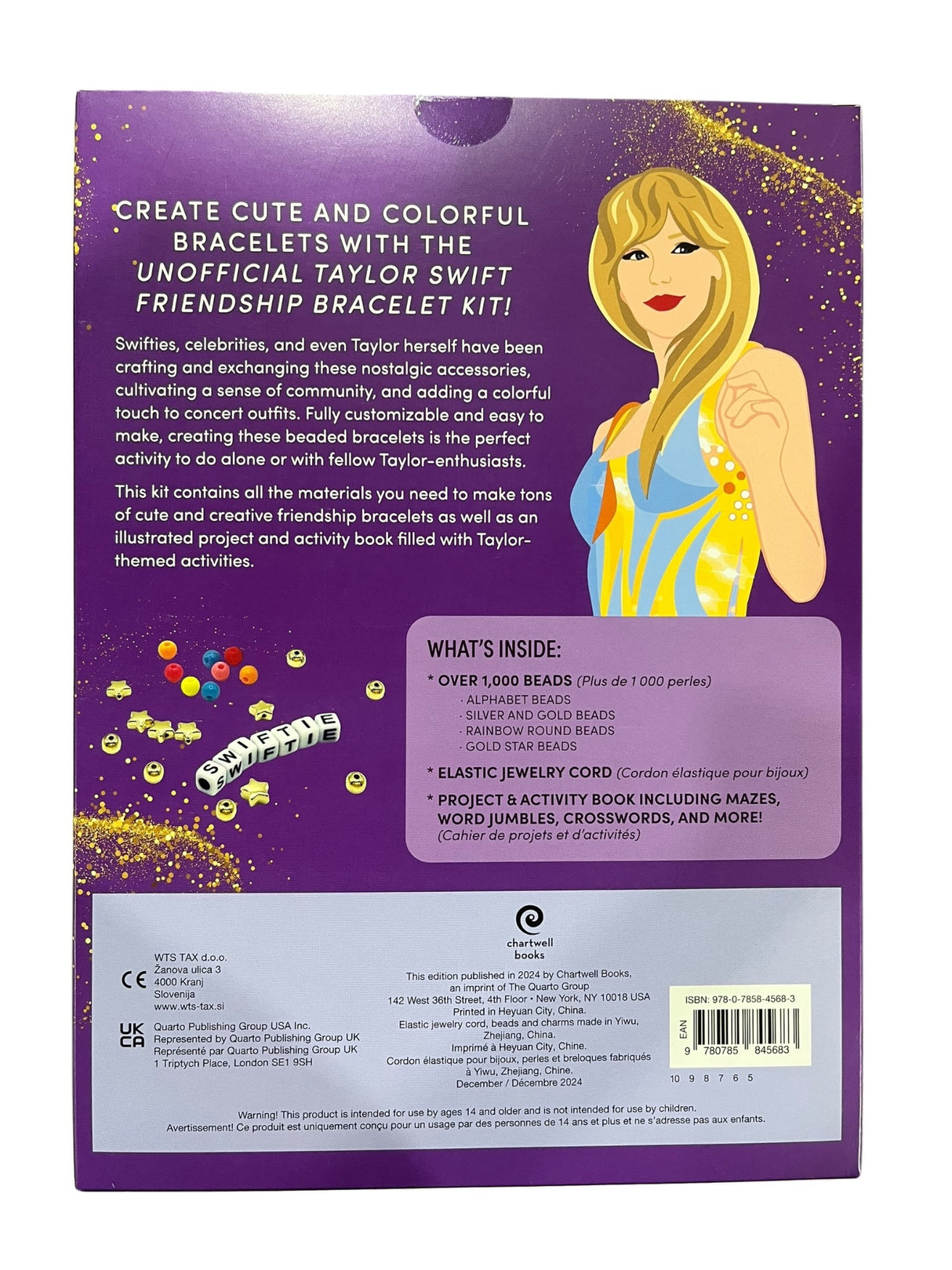 Unofficial Taylor Swift Friendship Bracelet Kit, by Editors of Chartwell Books - Image 2
