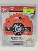 Crescent, 10-in, 60-Tooth, Precision, Circular Saw, Blade, CSBFF - 1060 - FreemanLiquidators - [product_description]