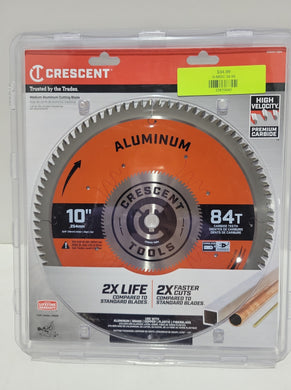 Crescent, 10-in, 84-Tooth, Premium Carbide, Circular Saw, Blade, CSBAM - 1084 - FreemanLiquidators - [product_description]