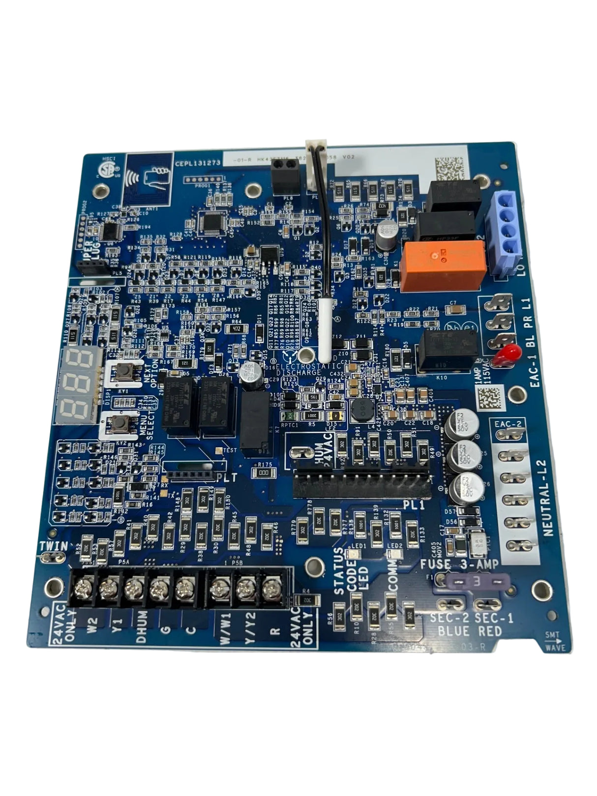 Carrier, HK42FZ116, Control Board, for 2-STG InteliSense Furnace - Image 1